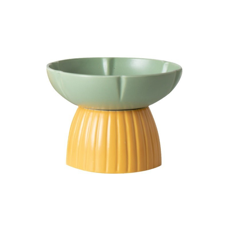 Elevate Your Pet's Dining Experience with Our Macarons Candy-Colored Ceramic Feeding Bowl